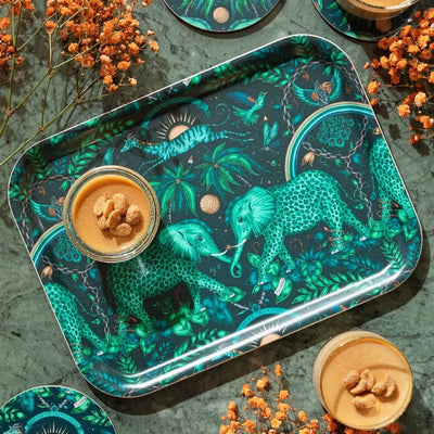 Birchwood Tray Small | Zambezi/Teal