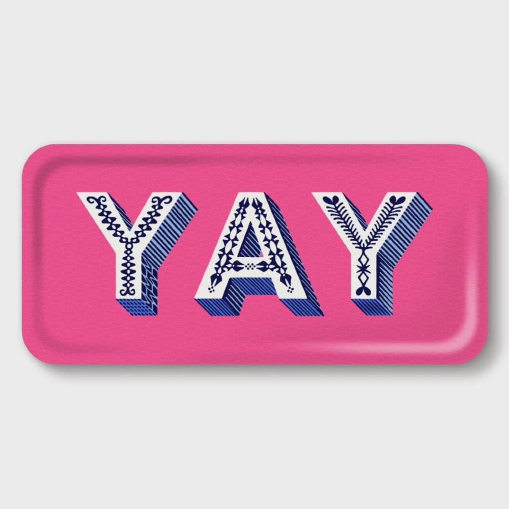 Birchwood Tray | Yay/Bright Pink