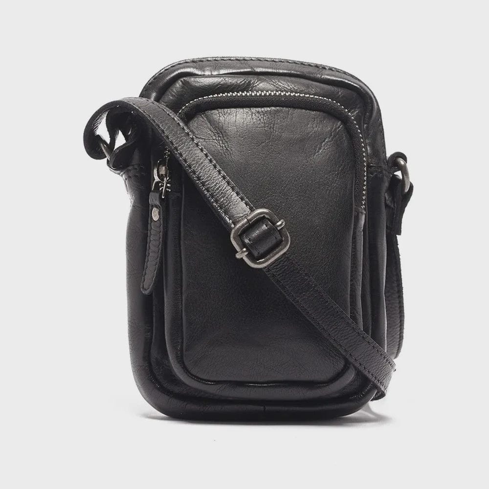 Black Hailey Small Leather Sling