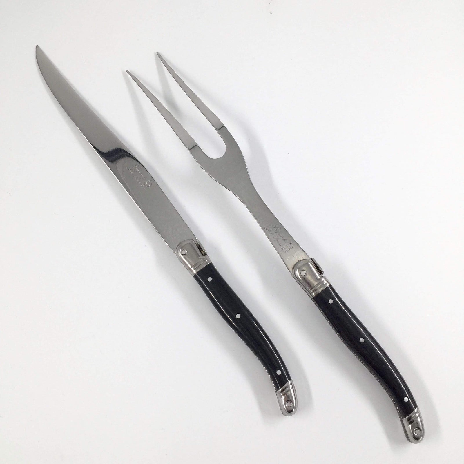 Black Laguiole - Carving Set Gift Box