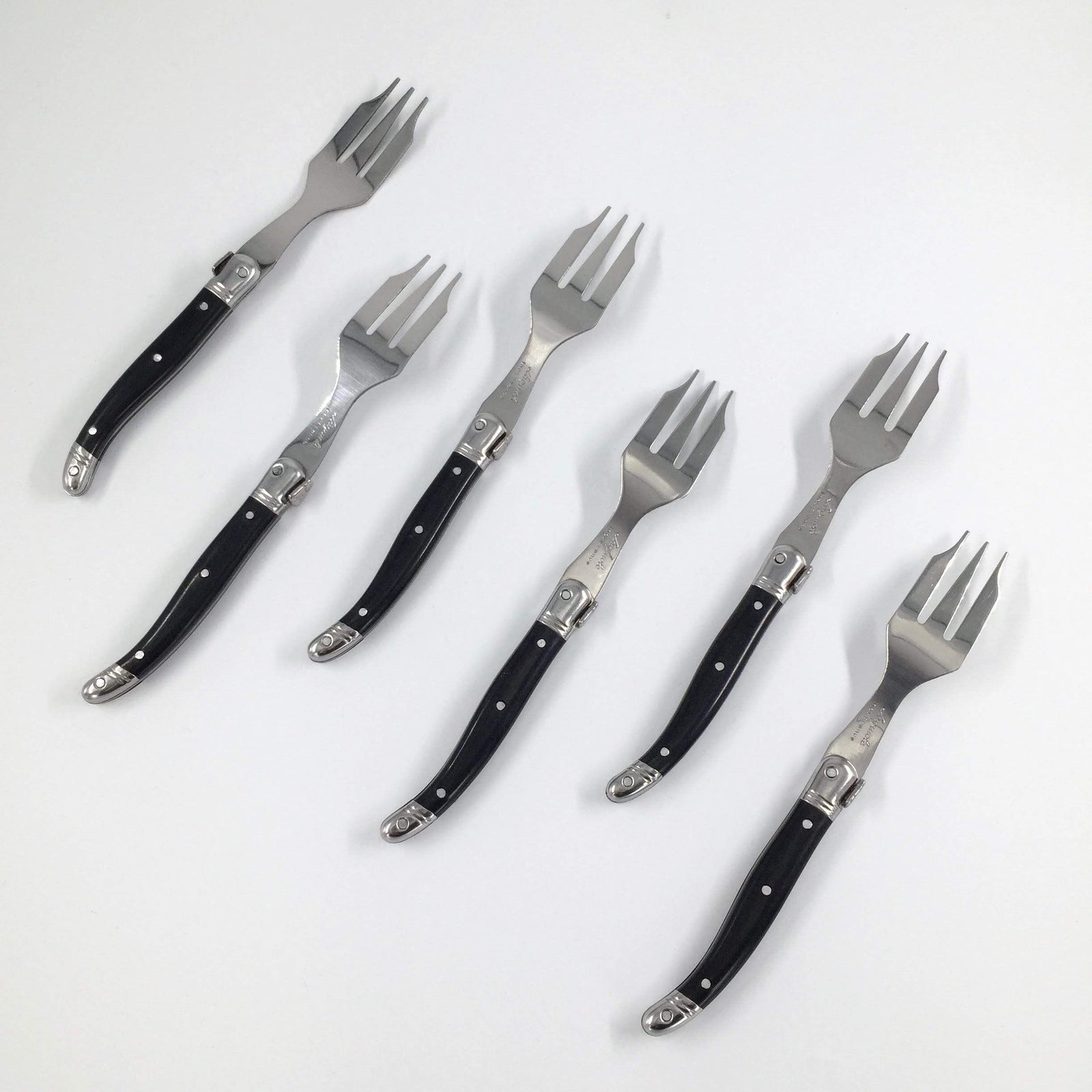 Black Laguiole - Gift Box Dessert Forks