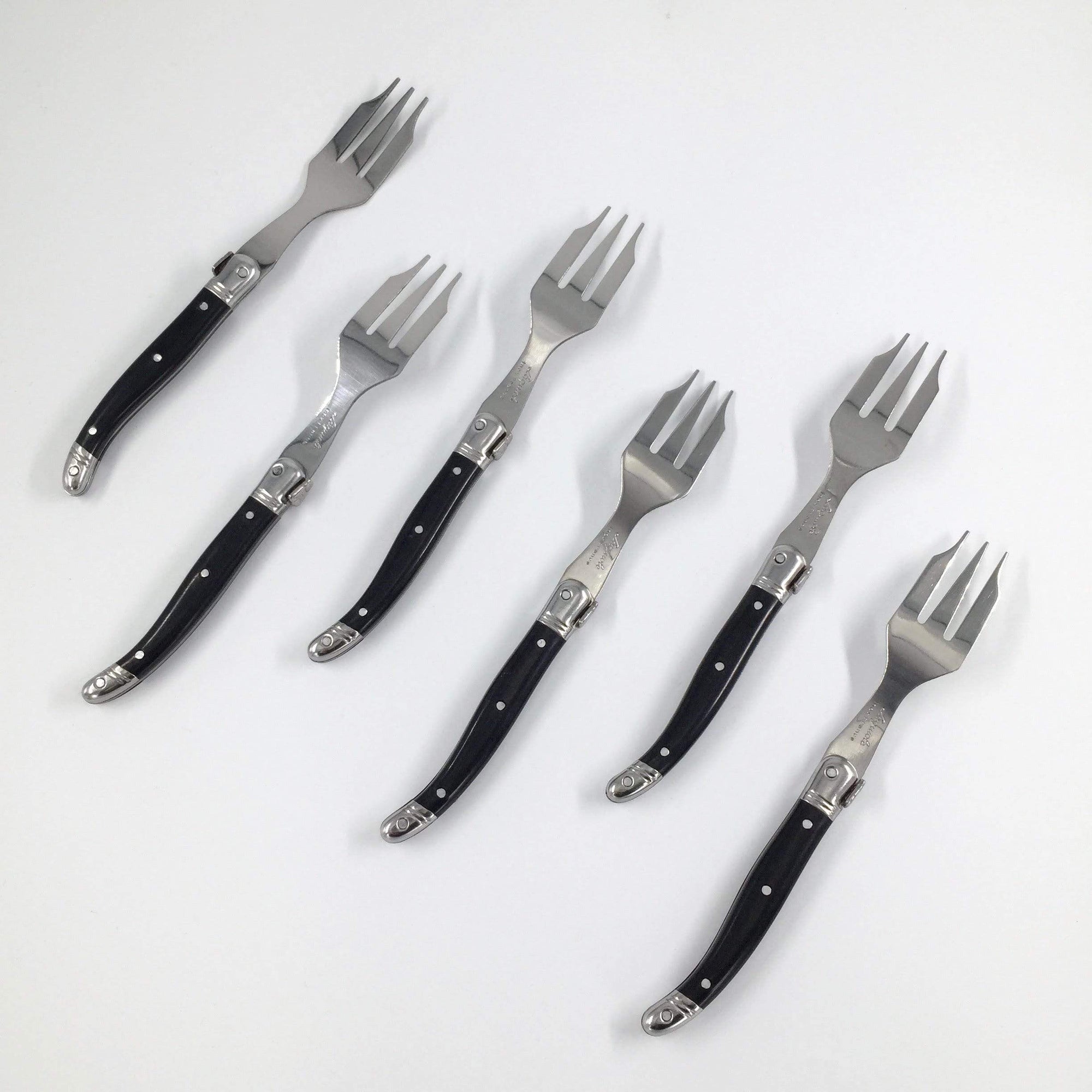 Black Laguiole - Gift Box Dessert Forks