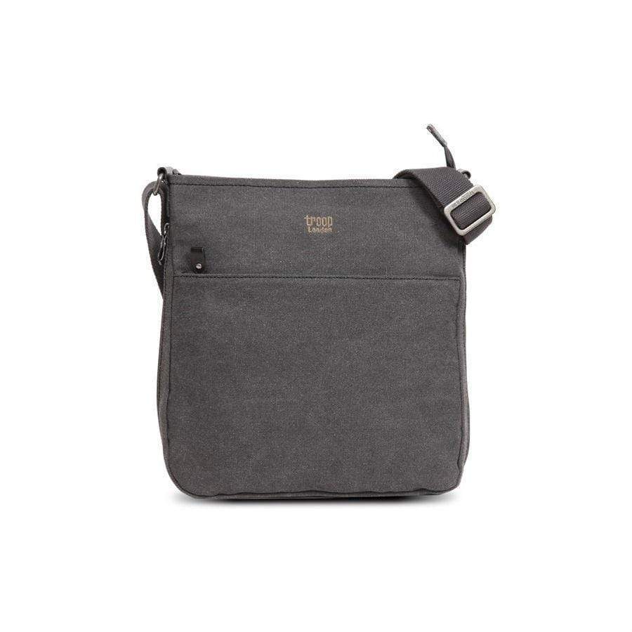 Black Troop Zip Top Travel Bag