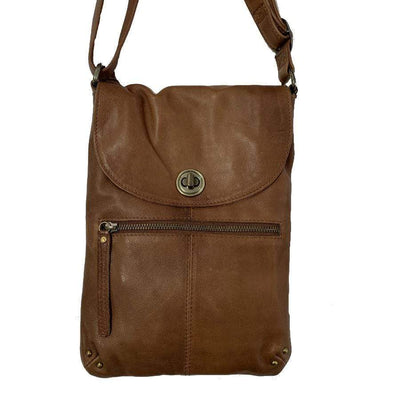 Brown Tayla Leather Handbag