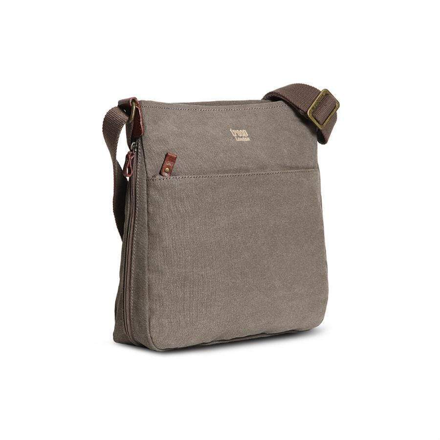 Brown Troop Zip Top Travel Bag