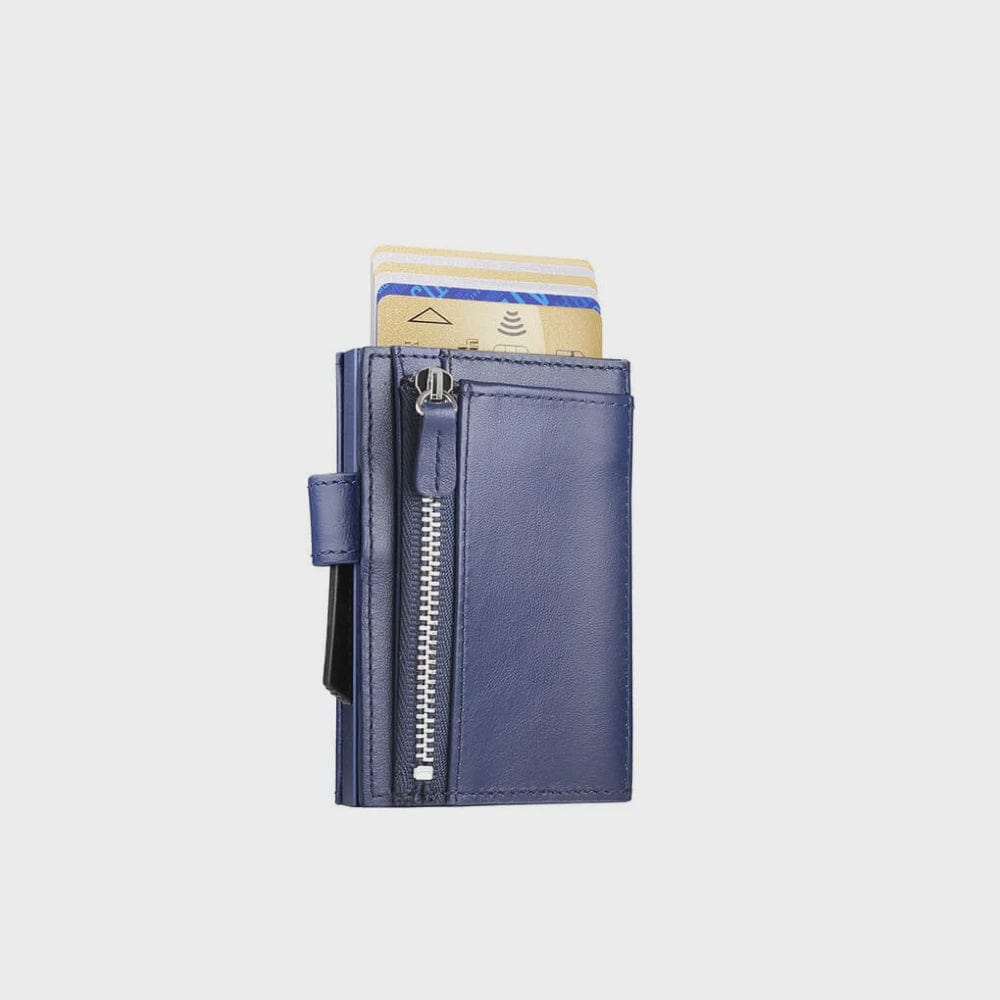 Cascade Zipper Wallet | Navy