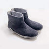 Charcoal | Felted Boot