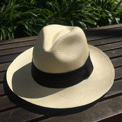 Classic Beige Panama Hat
