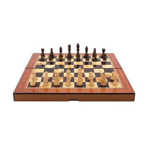 Dal Rossi Walnut Folding Chess Set