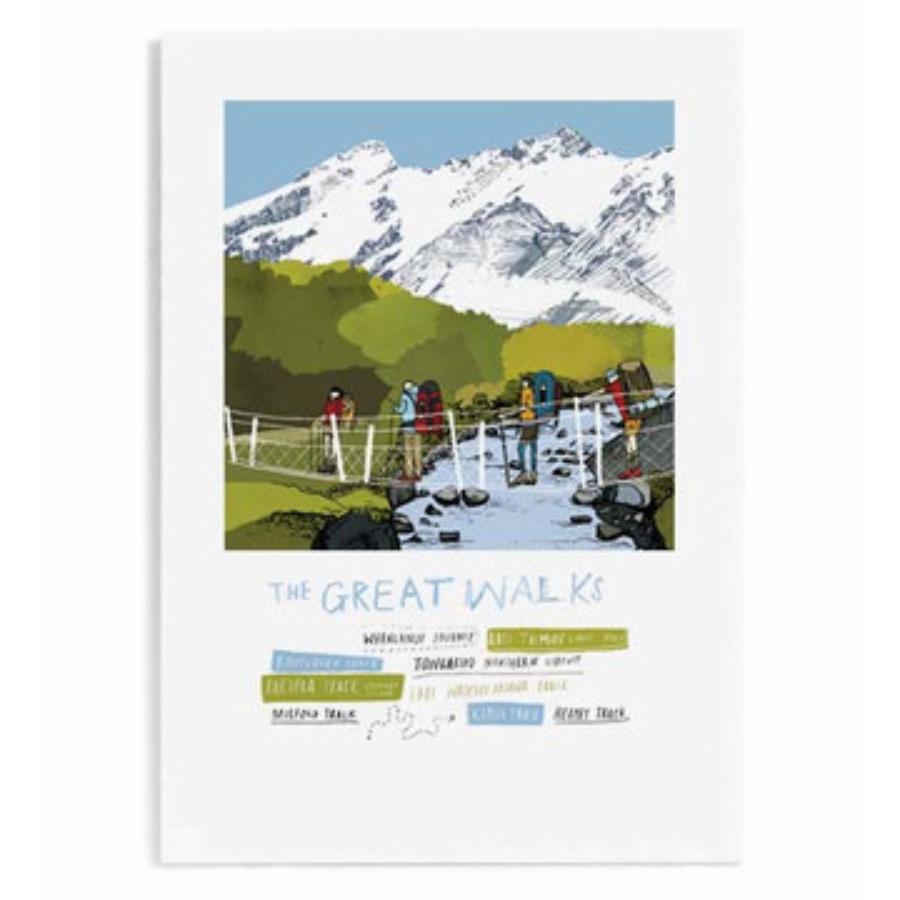 Great Walks New Zealand Print