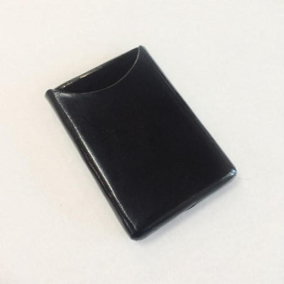 Italian Leather Card Pouch | Black