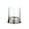Italian Pewter and Crystal Glass | Whiskey