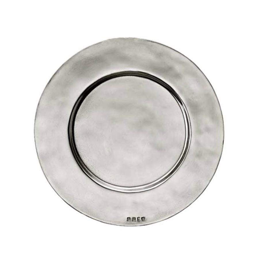 Italian Pewter Charger Plate