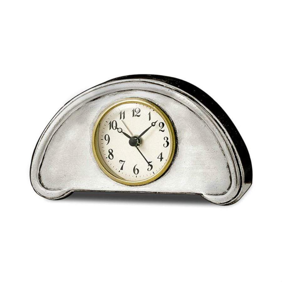 Italian Pewter Clock with Alarm