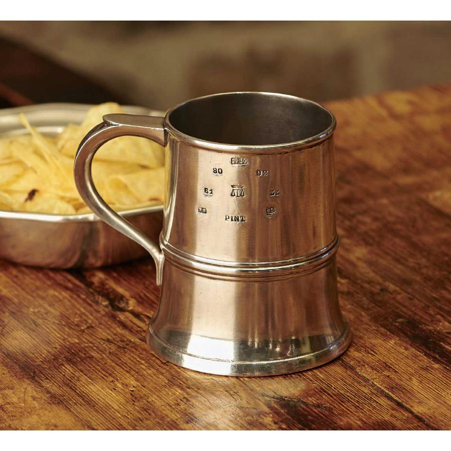 Cosi Tabellini Italian Pewter Tankard - 1 Pint