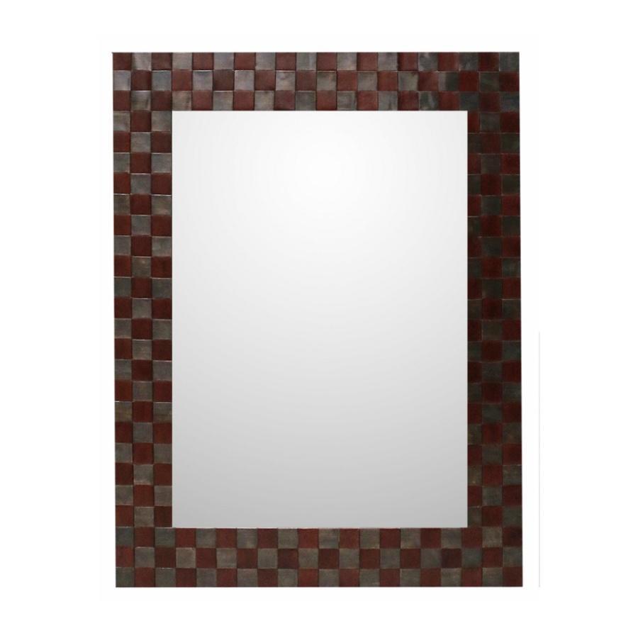 Leather and Metal Mirror | Cranfields Wellington