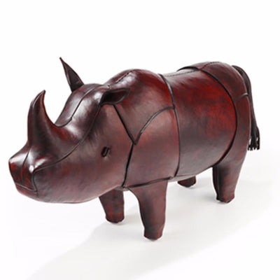 Leather Animal - Large Leather Rhino