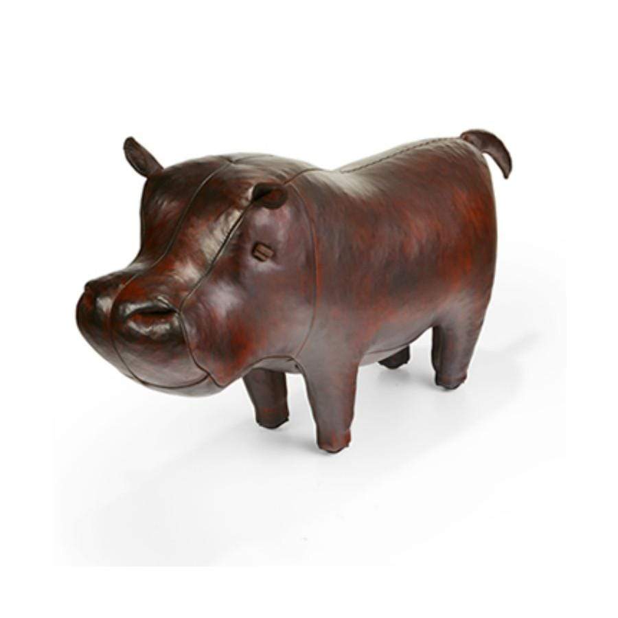Leather Animal - Medium Leather Hippo