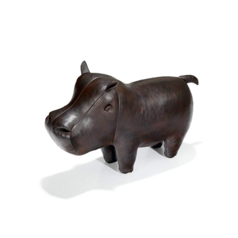 Leather Animal - Small Leather Hippo