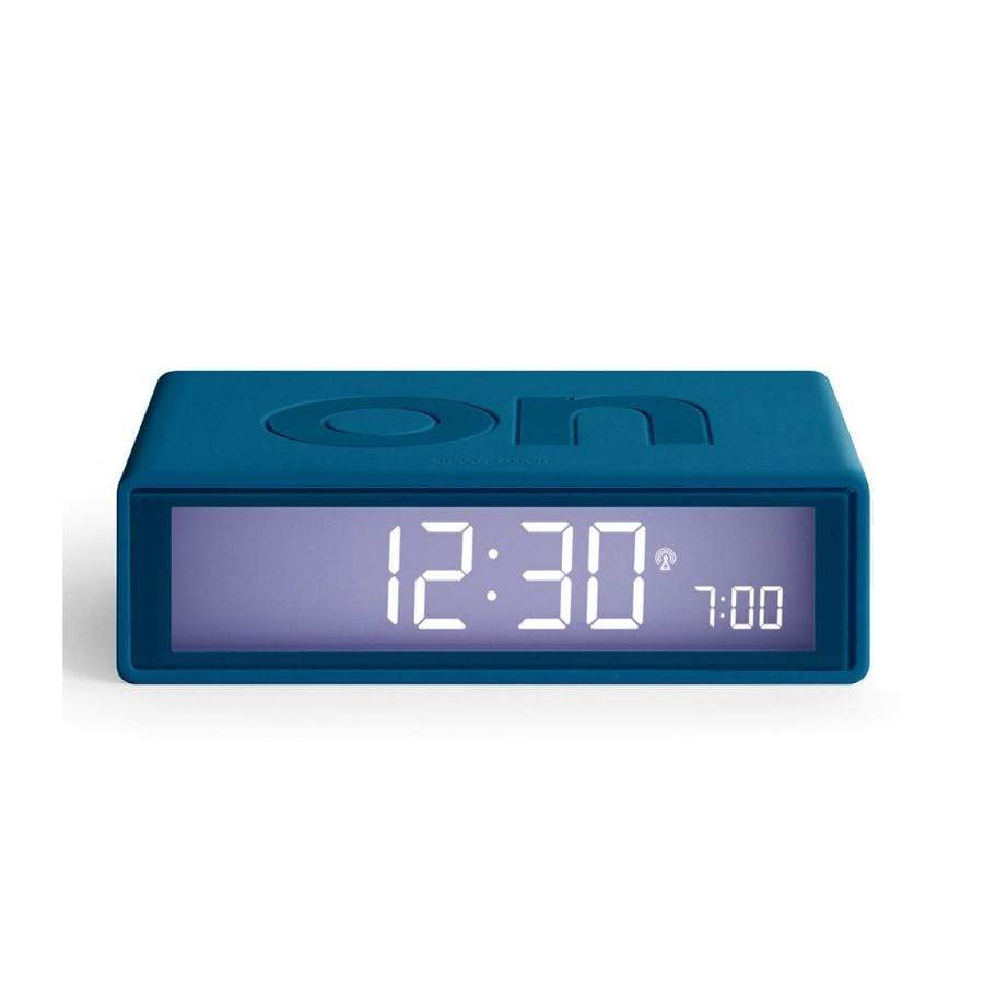 Lexon Flip Alarm Clock | Duck Egg Blue