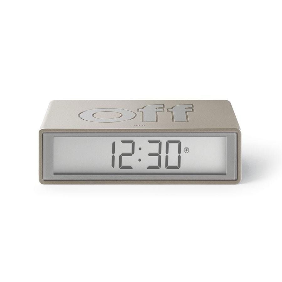 Lexon Flip Alarm Clock | Gold