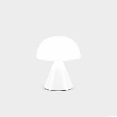 Lexon Mina Small LED Lamp | Glossy White