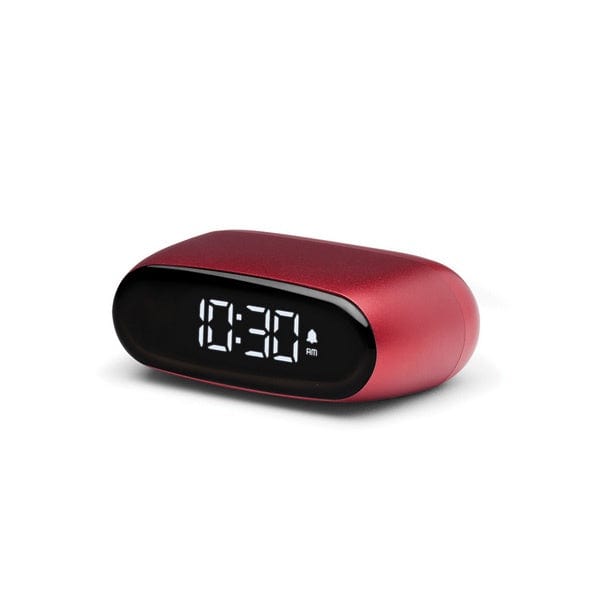 Lexon Minut Compact Alarm Clock | Dark Red