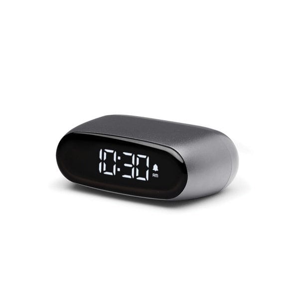Lexon Minut Compact Alarm Clock | Gunmetal