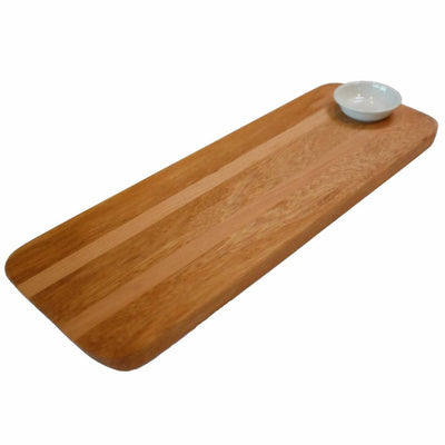 Lynch Striped Platter board with Bowl
