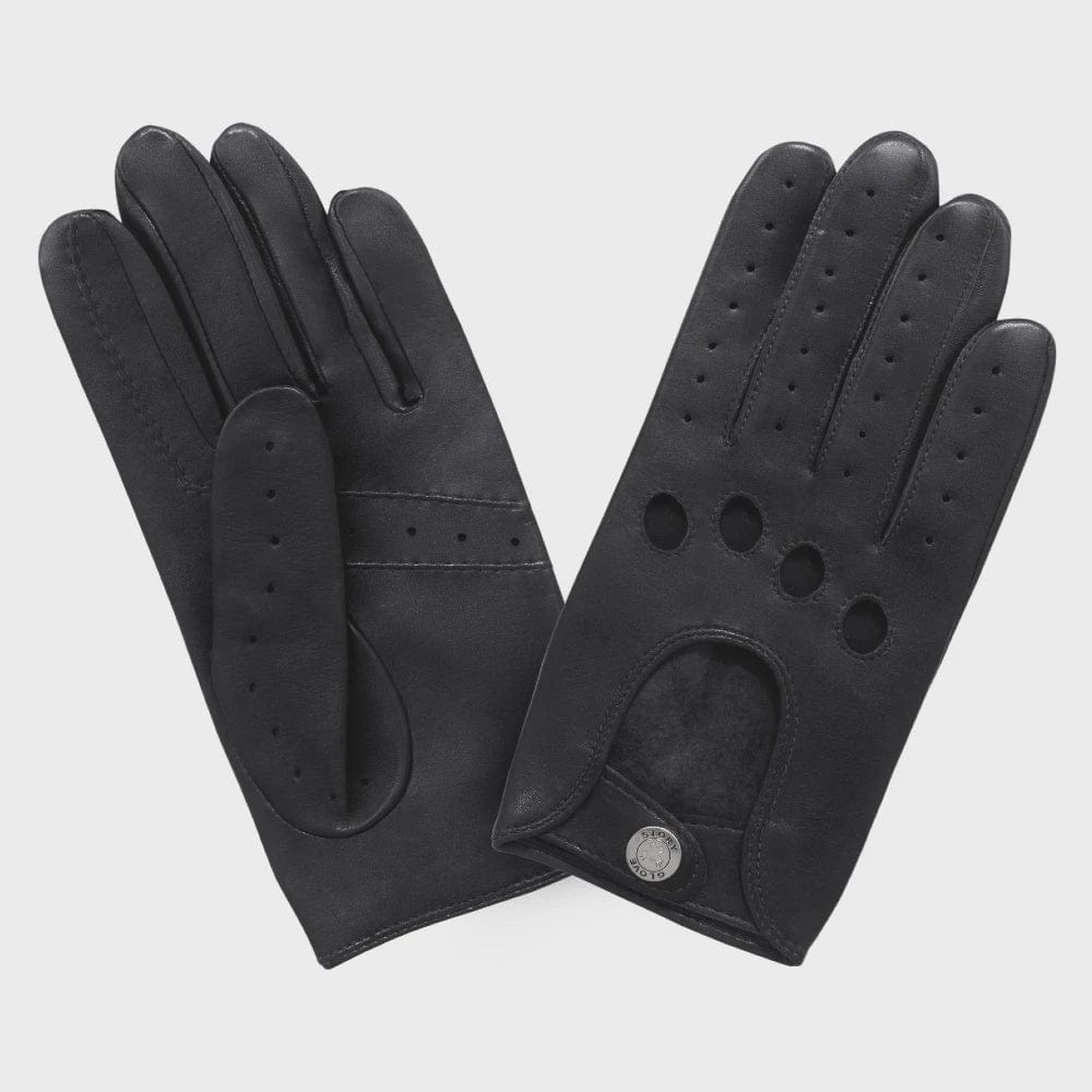 Men's Leather Driving Gloves | Black