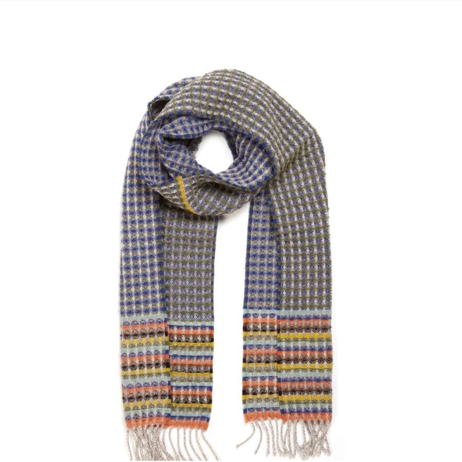 Merino Lambswool Diffusion Scarf | Voltaire Pewter