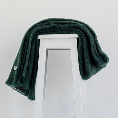 Mohair throw | Bottle