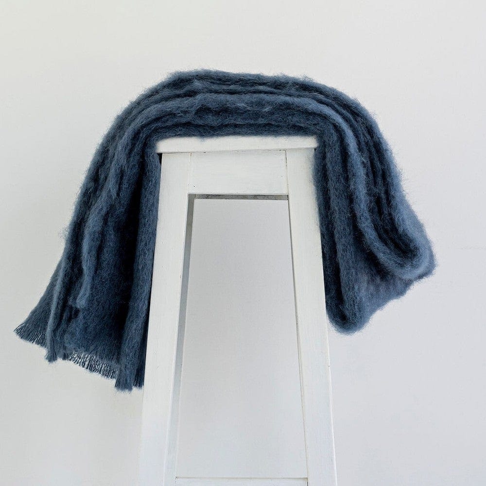 Mohair Throw | Indigo
