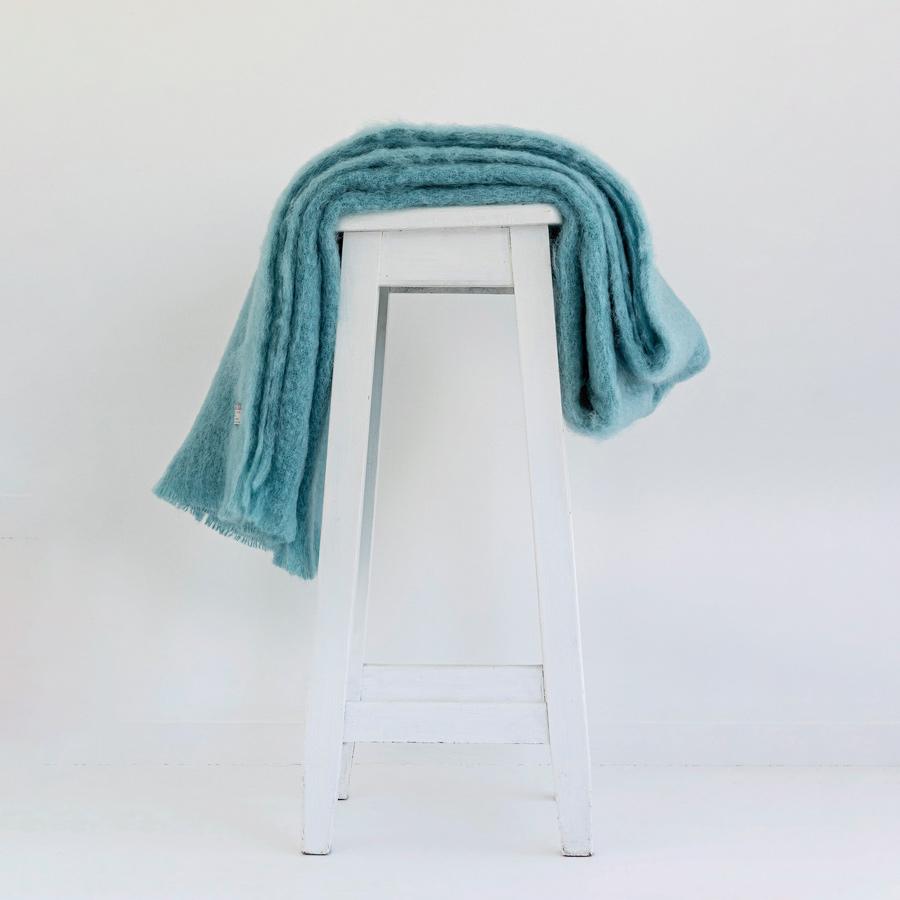Mohair throw | Sea Spray