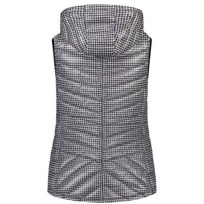 Moke Mary Claire Vest | Houndstooth