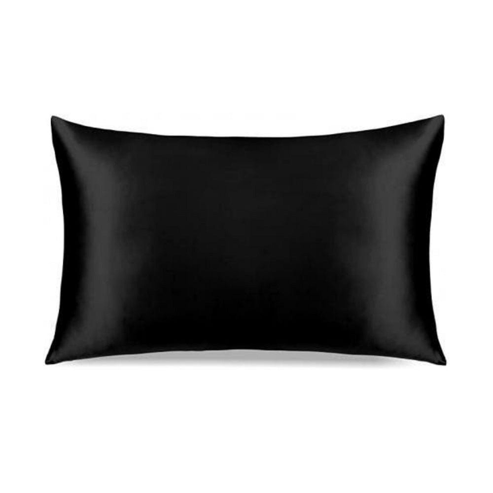 Mulberry | Organic Silk Pillowcase | Black