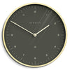 Newgate Mr Clarke - Pale Wood- Grey Dial | Numbered Clock