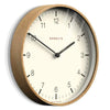 Newgate Pale wood Numbered Clock