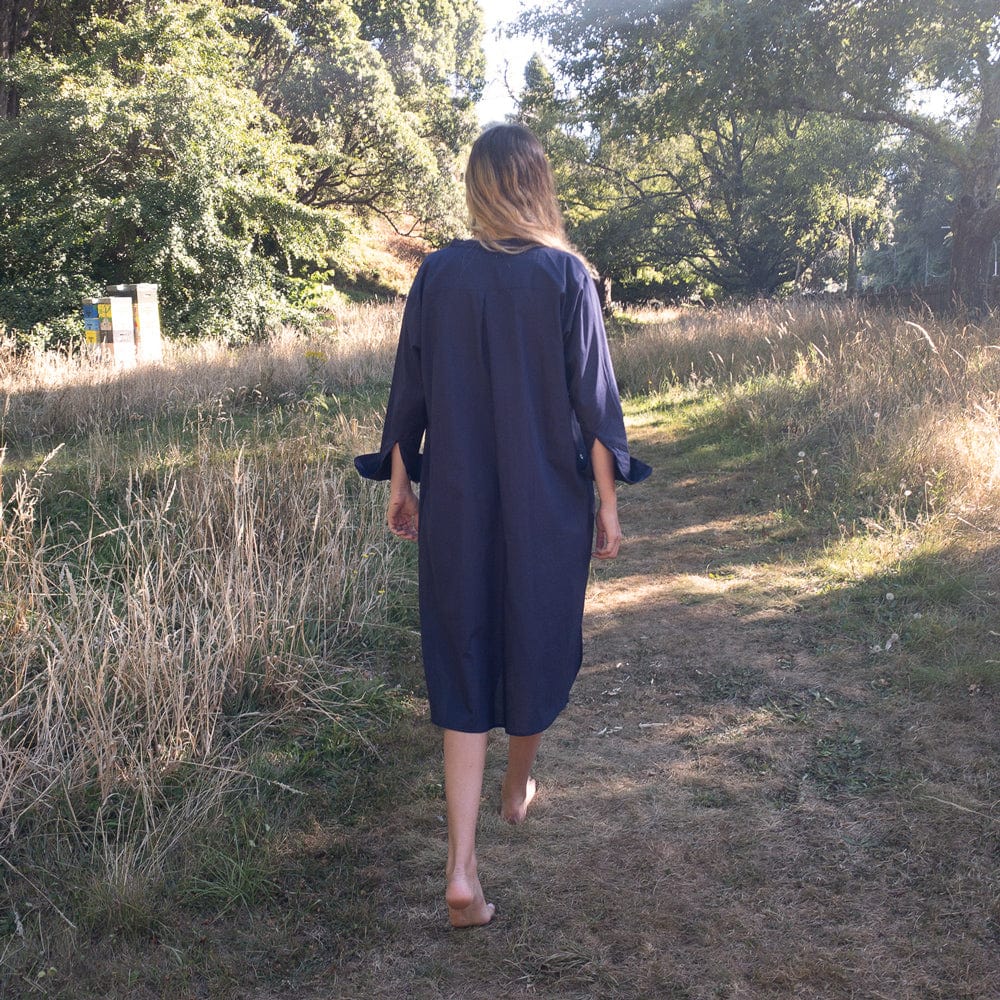 Organic Cotton Nightdress Saturday | Navy