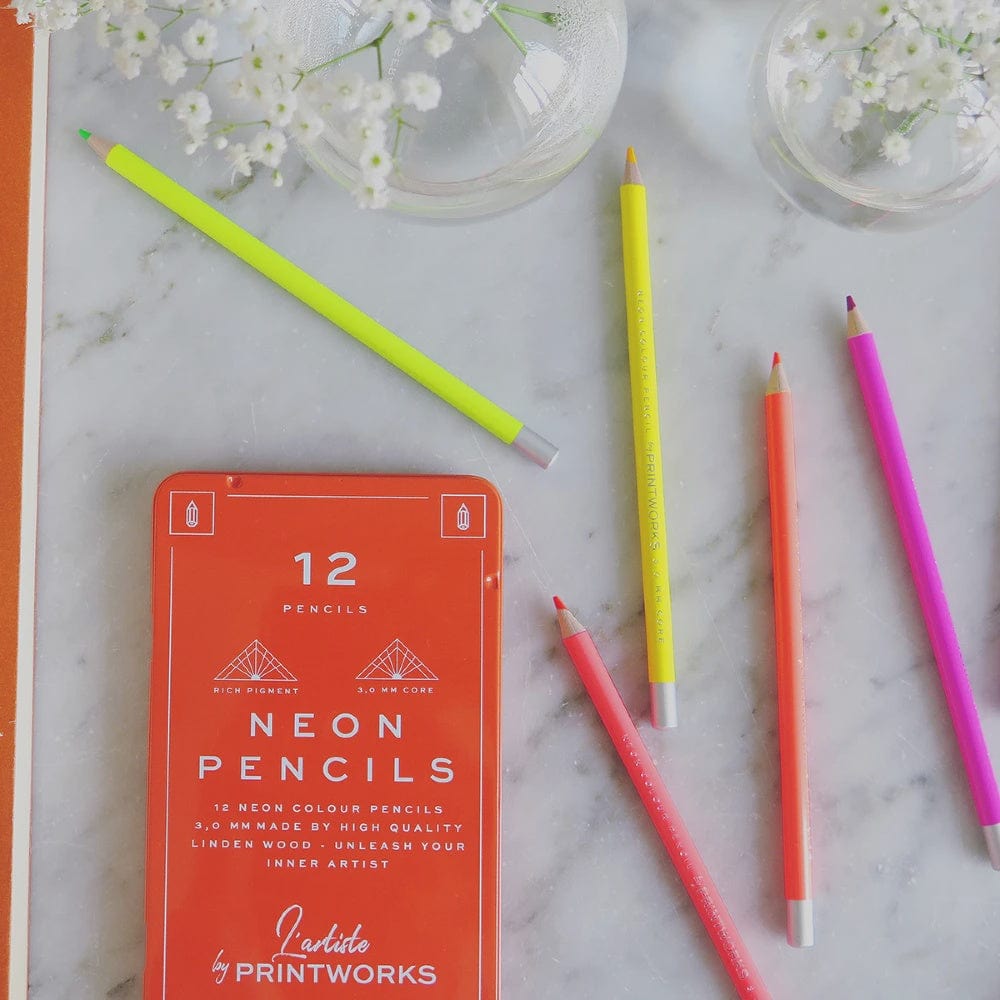 Printworks Coloured Pencils | Neon