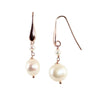 Simply Italian 2 white pearl drop hook Earring