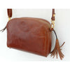 Tan Leather Tassel bag