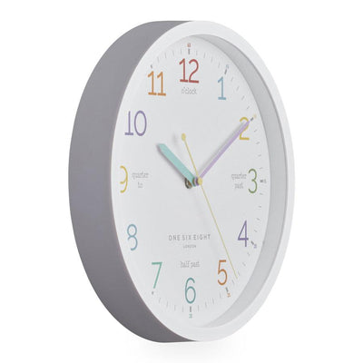 Tell the Time Clock White | 30cm