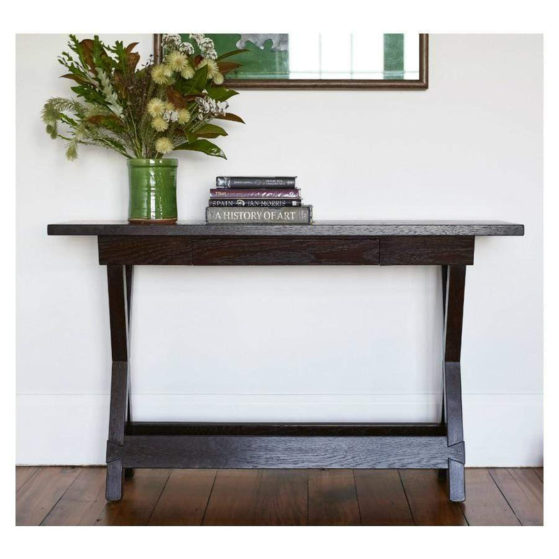 Trestle Hall Table in Oak | Furniture | Cranfields Wellington NZ